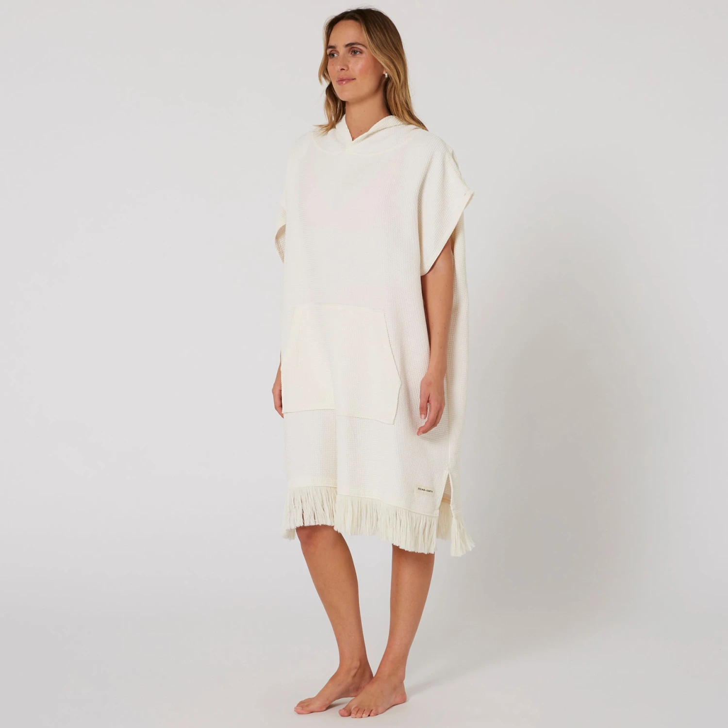 Ladies Waffle Poncho - Image 9