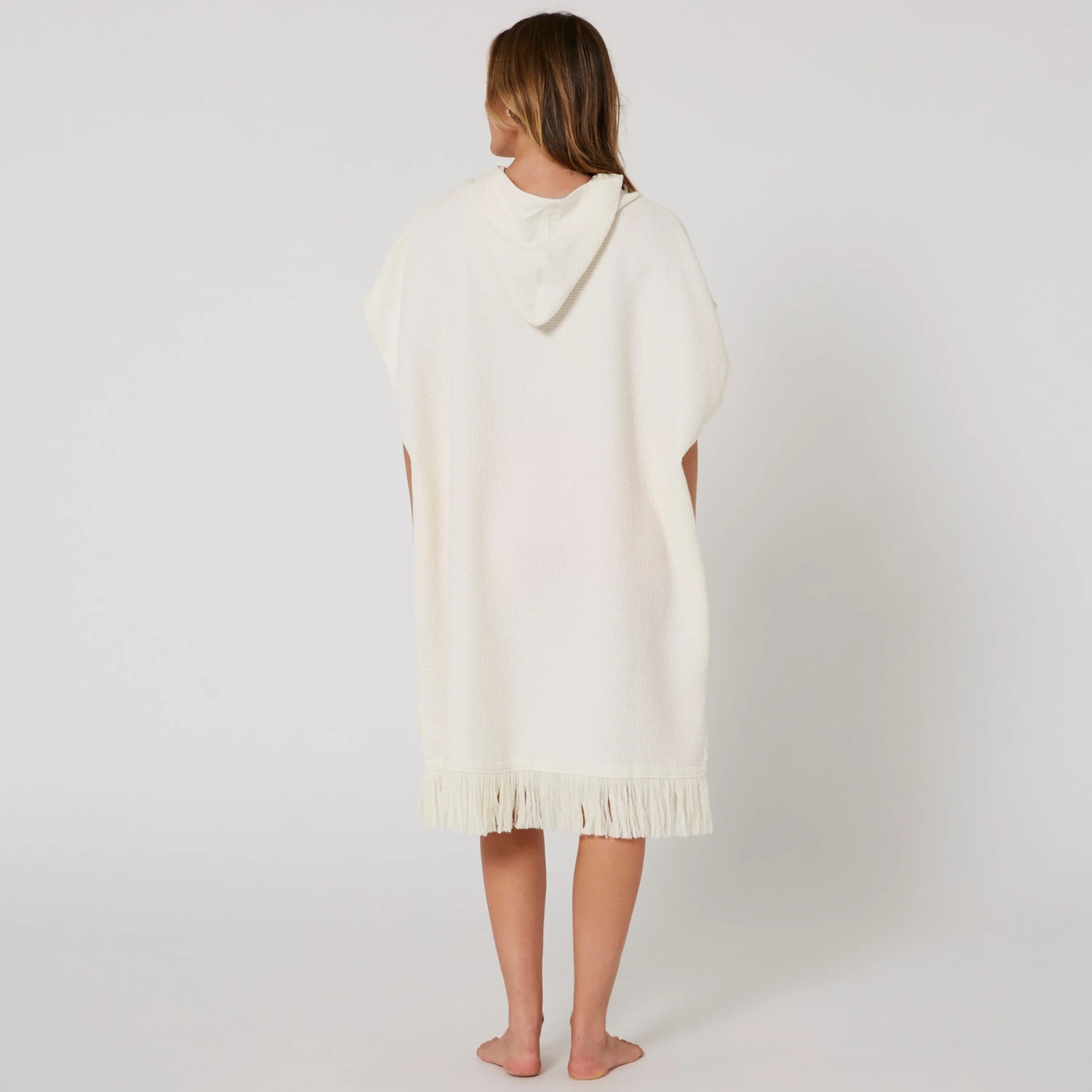 Ladies Waffle Poncho - Image 10