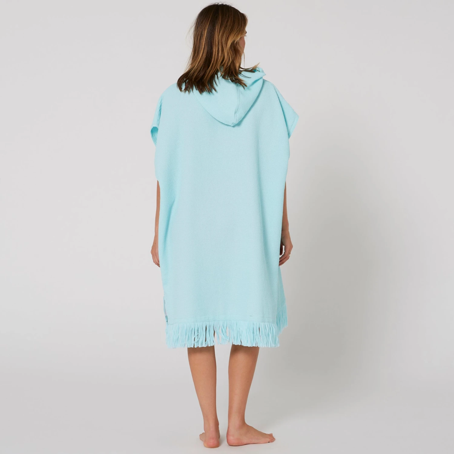 Ladies Waffle Poncho - Image 6