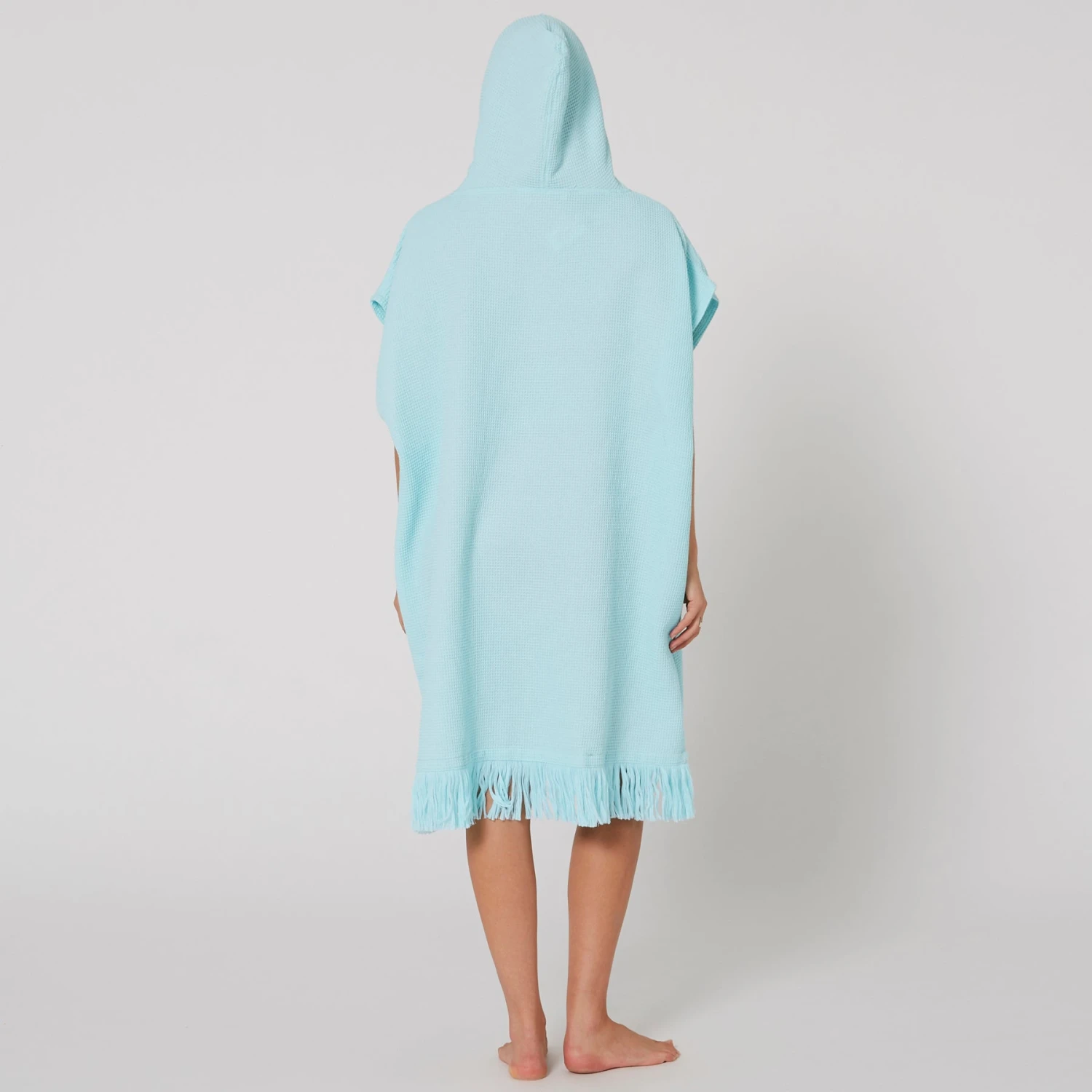 Ladies Waffle Poncho - Image 8