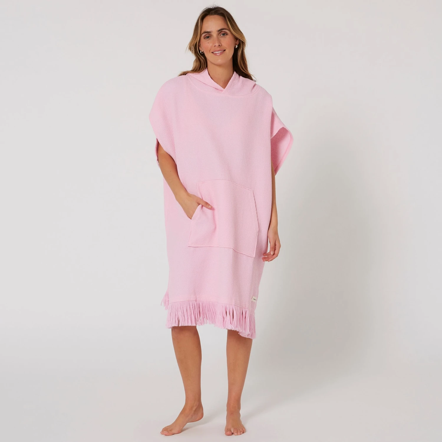 Ladies Waffle Poncho - Image 13