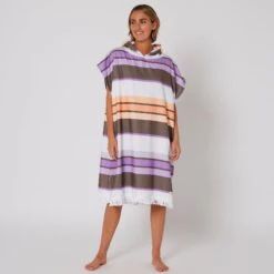 Ladies Sunkissed Hooded Poncho