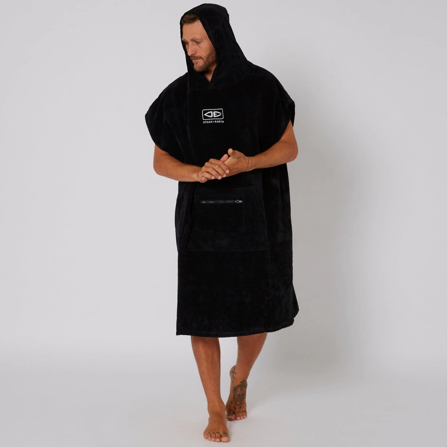 Mens Corp Hooded Poncho - Image 3