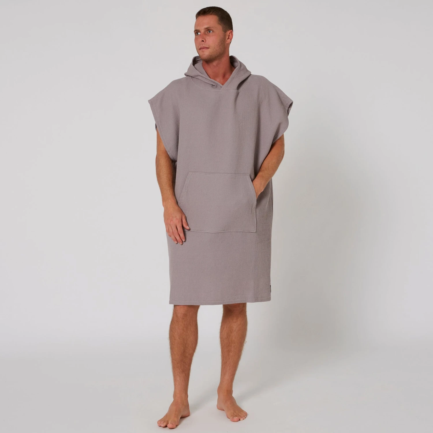 Mens Waffle Poncho - Image 10