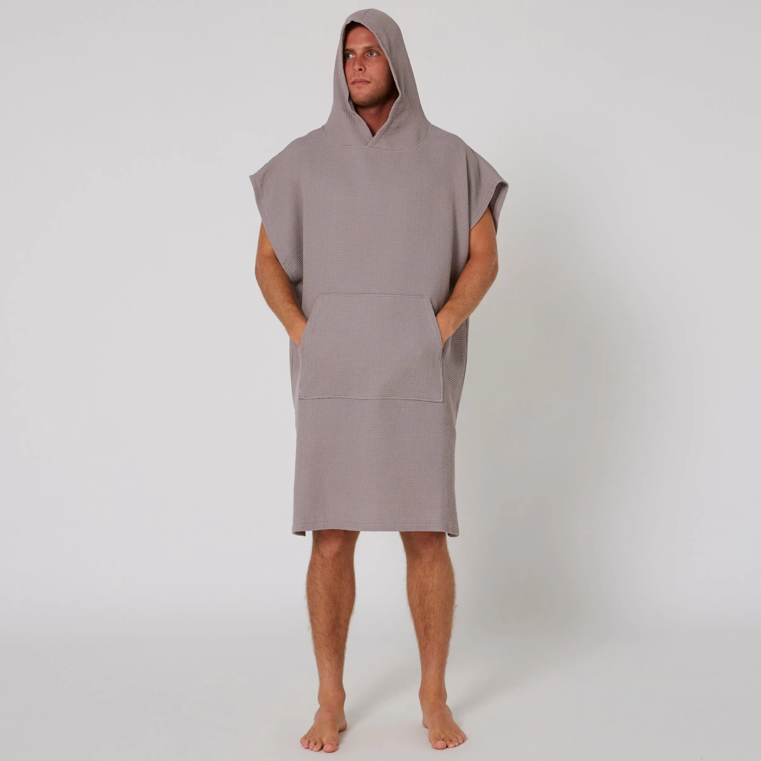 Mens Waffle Poncho - Image 9