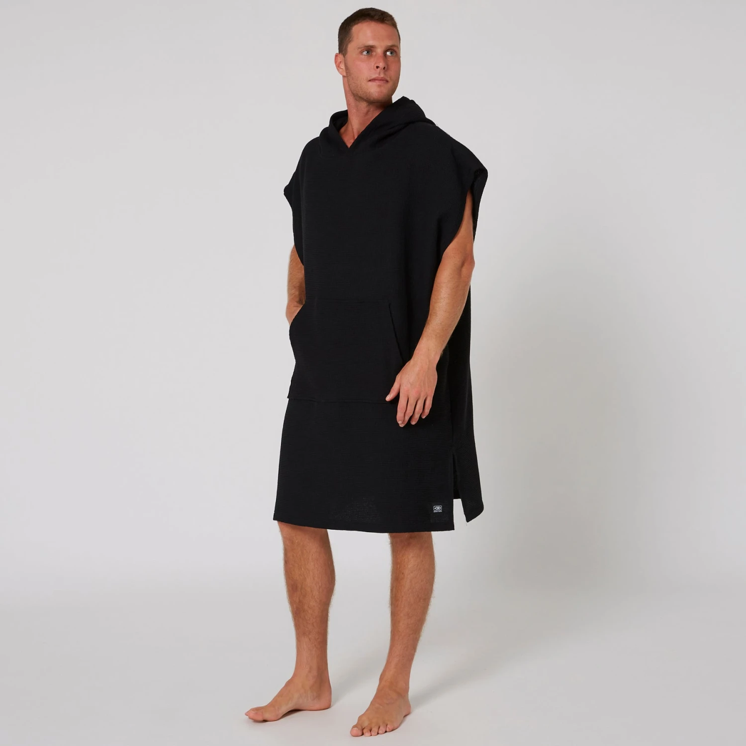 Mens Waffle Poncho - Image 3