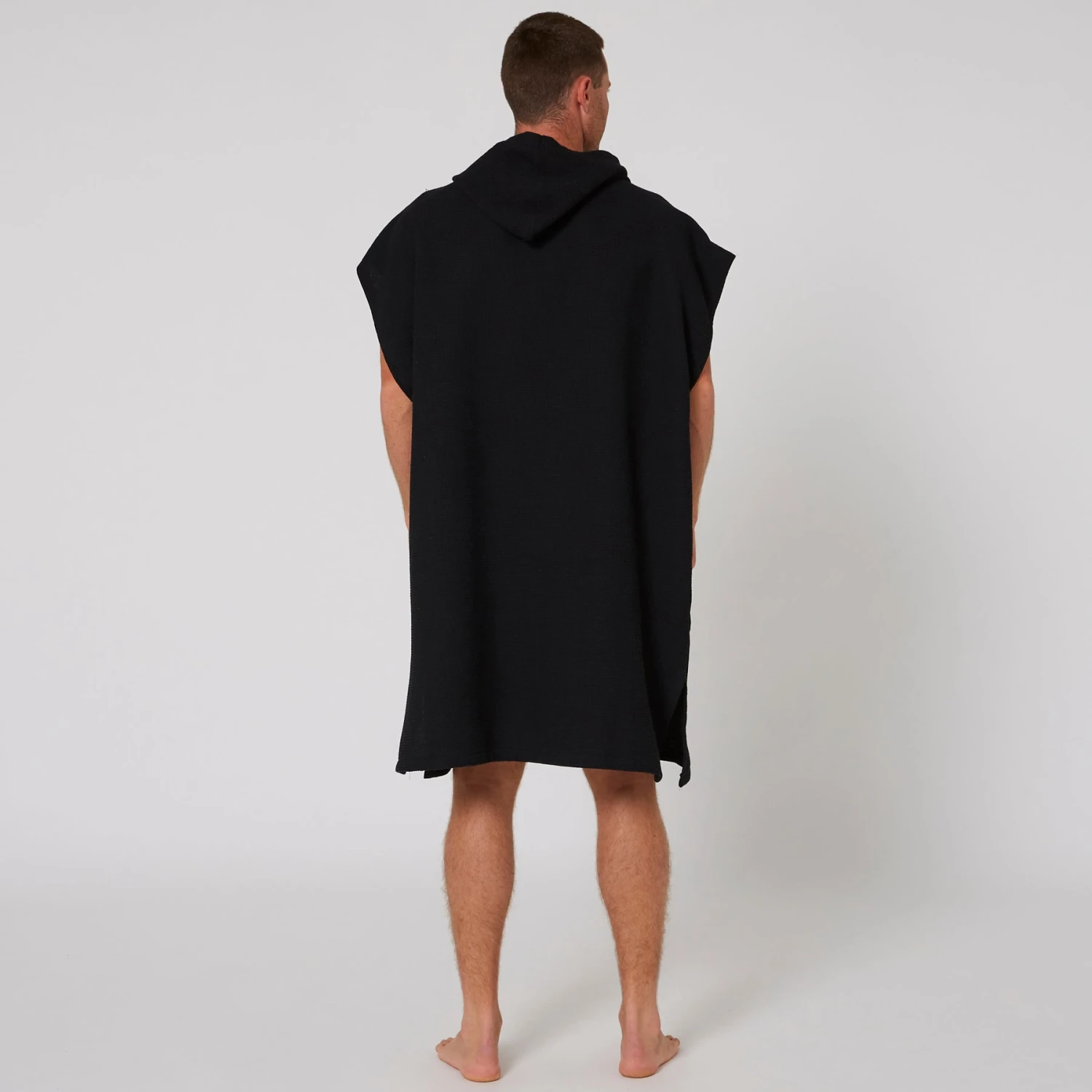 Mens Waffle Poncho - Image 4