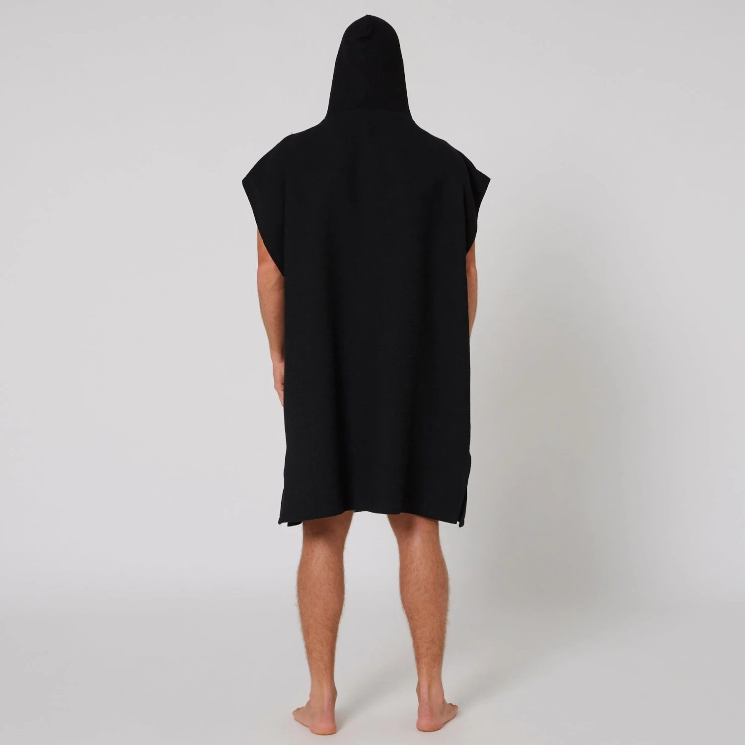 Mens Waffle Poncho - Image 5