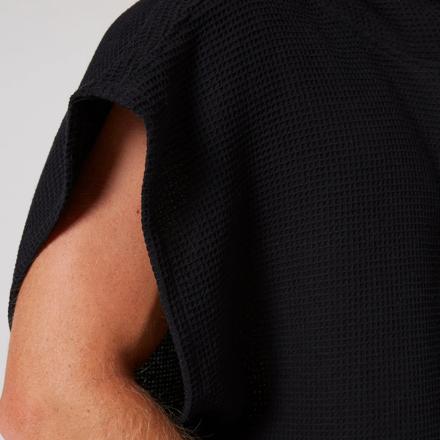 Mens Waffle Poncho - Image 7