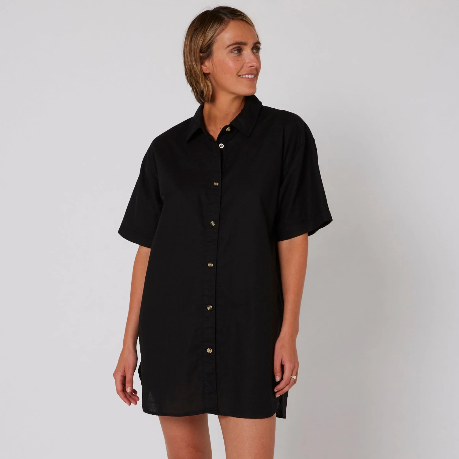 Linen Shirt Dress
