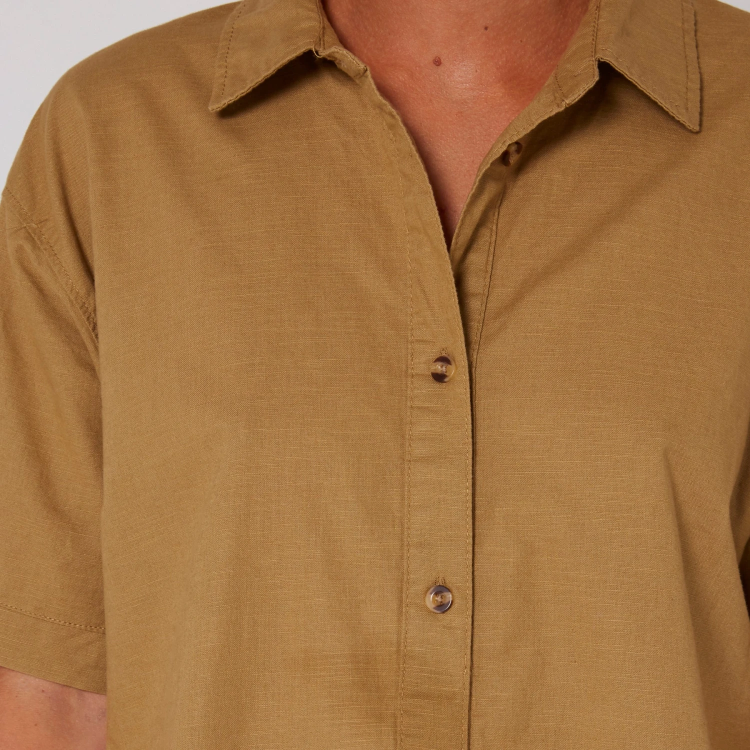 Linen Shirt Dress - Image 6