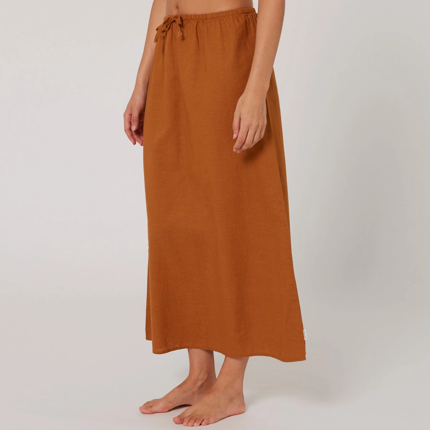 Rose Linen Maxi Skirt - Image 8