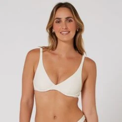 Hyams-Rib Bra Bikini Top