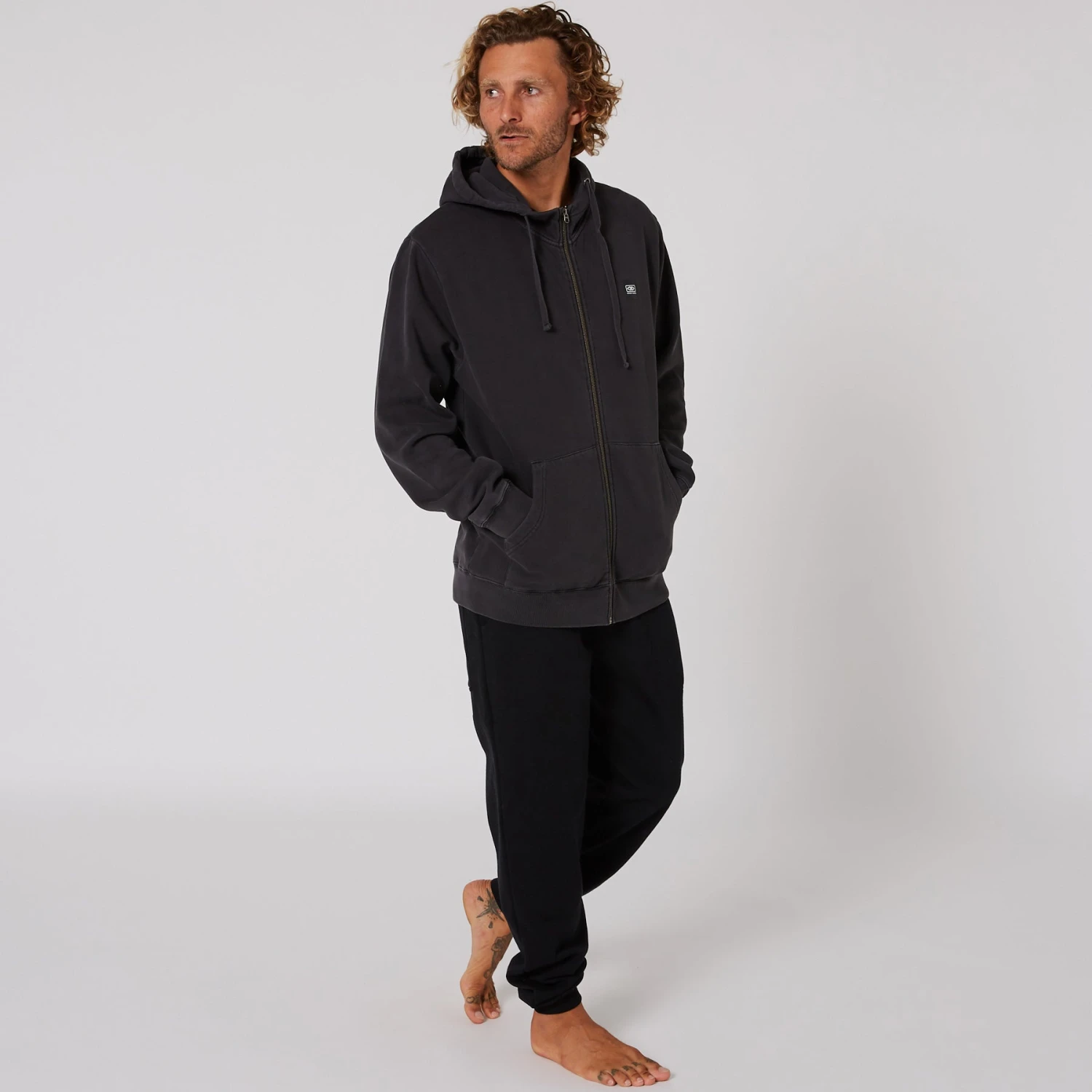 Corp Zip Hoodie Big Mens - Image 7