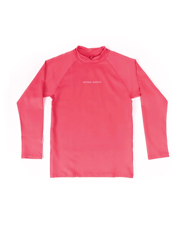 Girls Waves Long Sleeve Rash Vest - Image 3