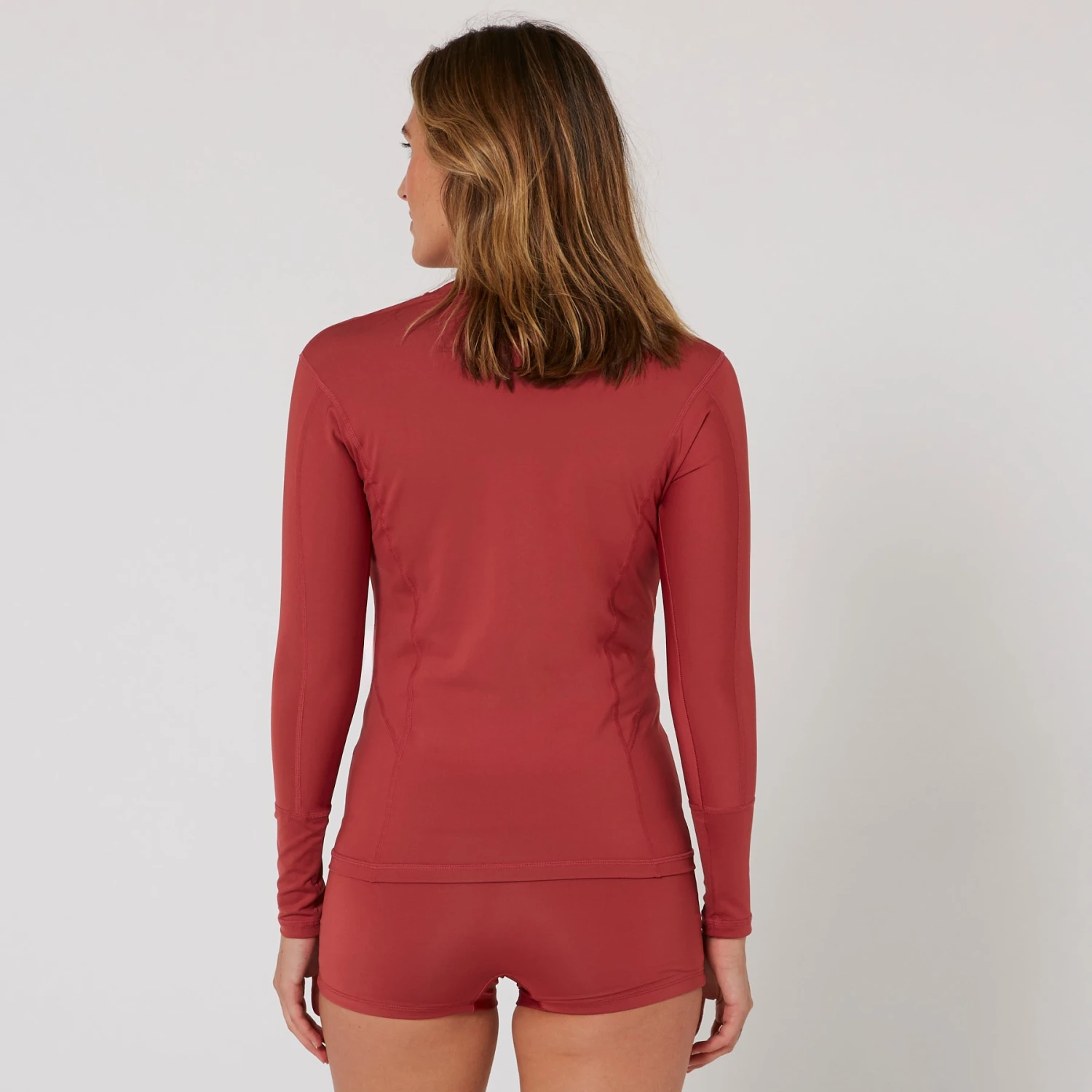 Ladies Oceana Long Sleeve Front Zip Lycra Vest - Image 13