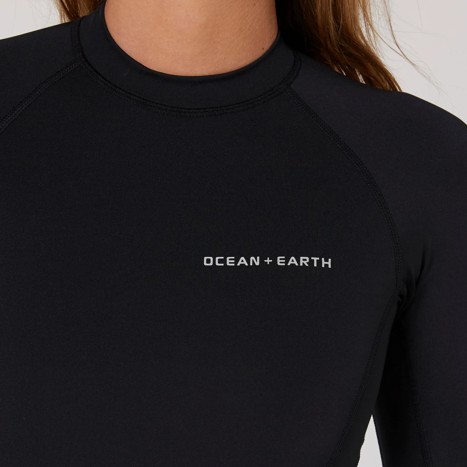 Ladies Oceana Long Sleeve Back Zip Lycra Suit - Image 6