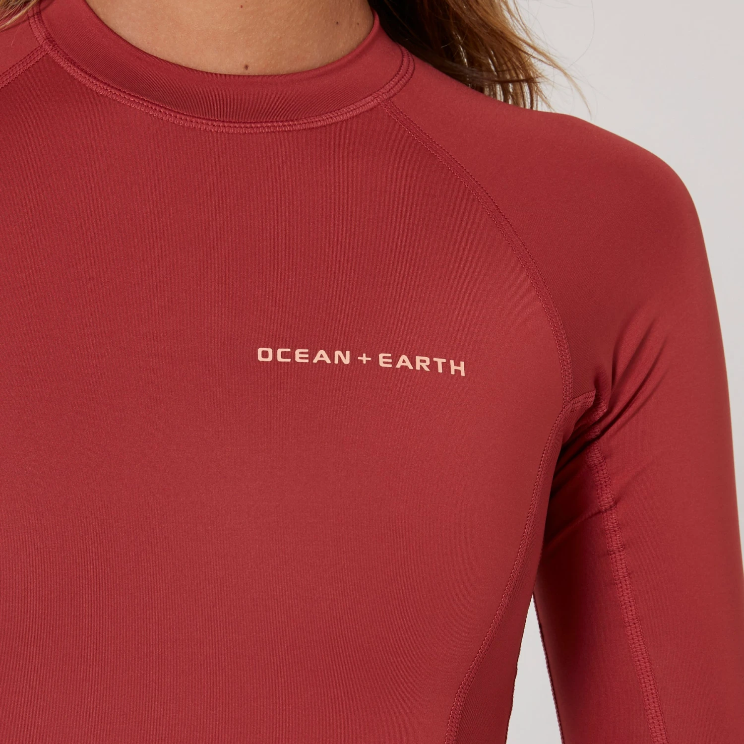 Ladies Oceana Long Sleeve Back Zip Lycra Suit - Image 17