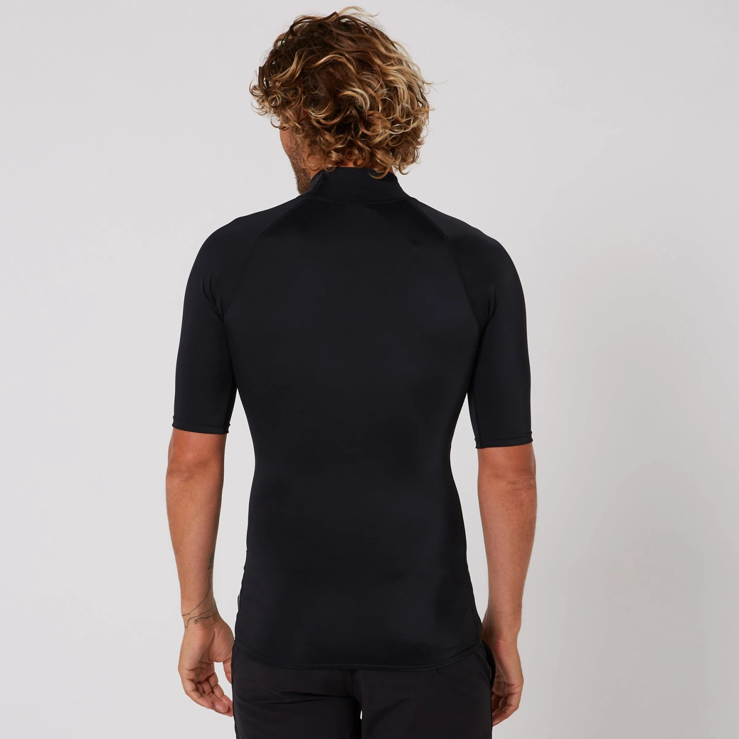 Mens Script Short Sleeve Rash Shirt - Image 3