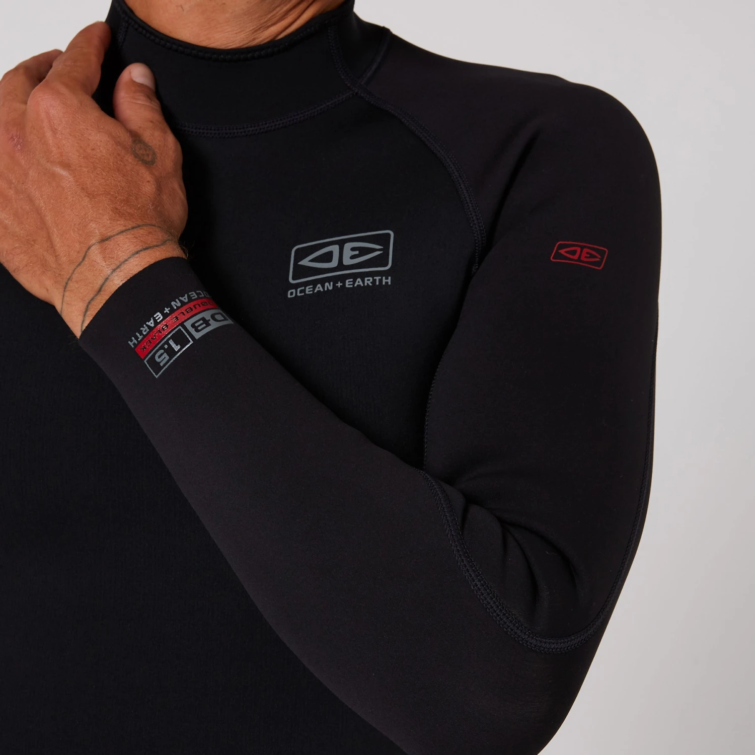 Double Black Long Sleeve Vest - 1.5mm - Image 5