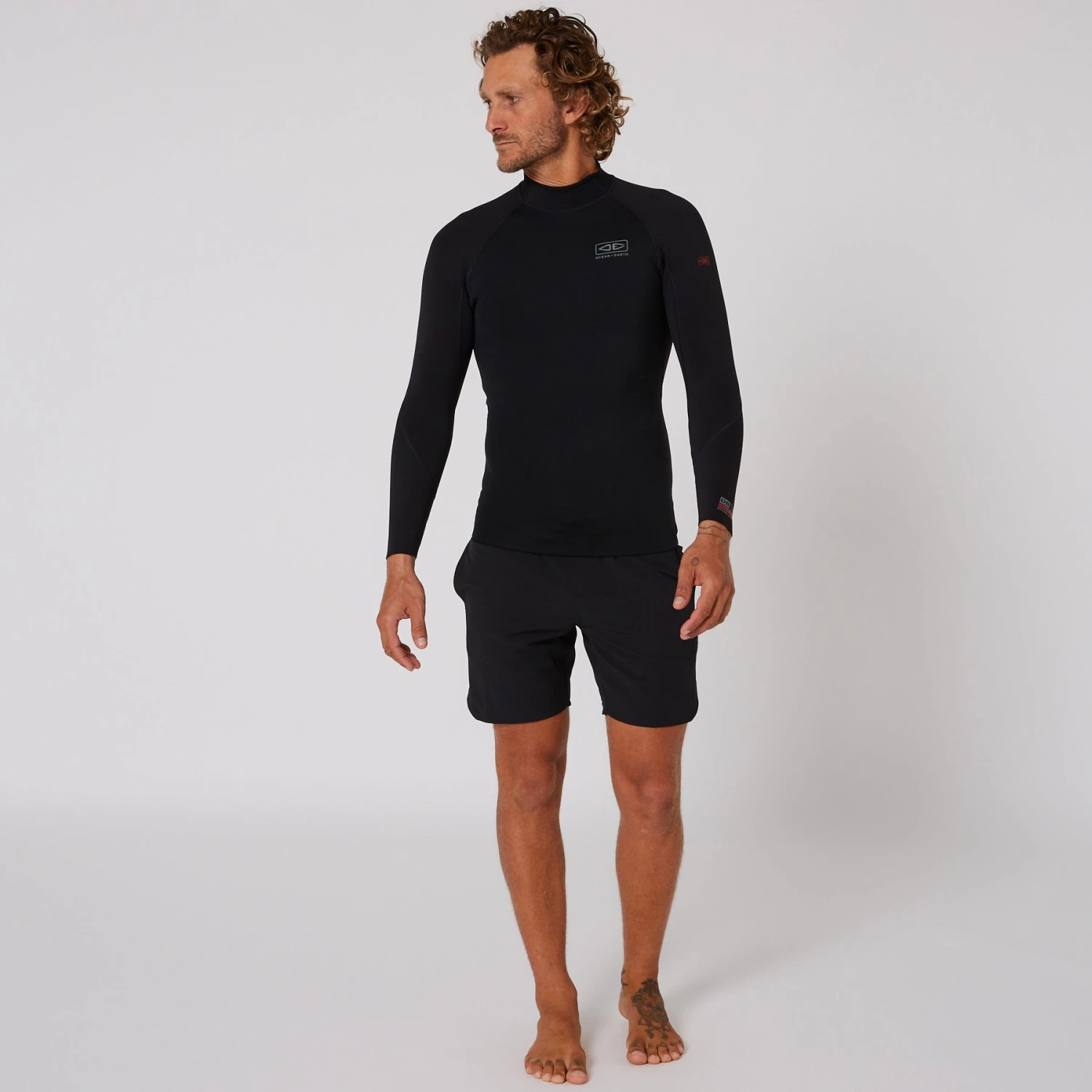 Double Black Long Sleeve Vest - 1.5mm - Image 6