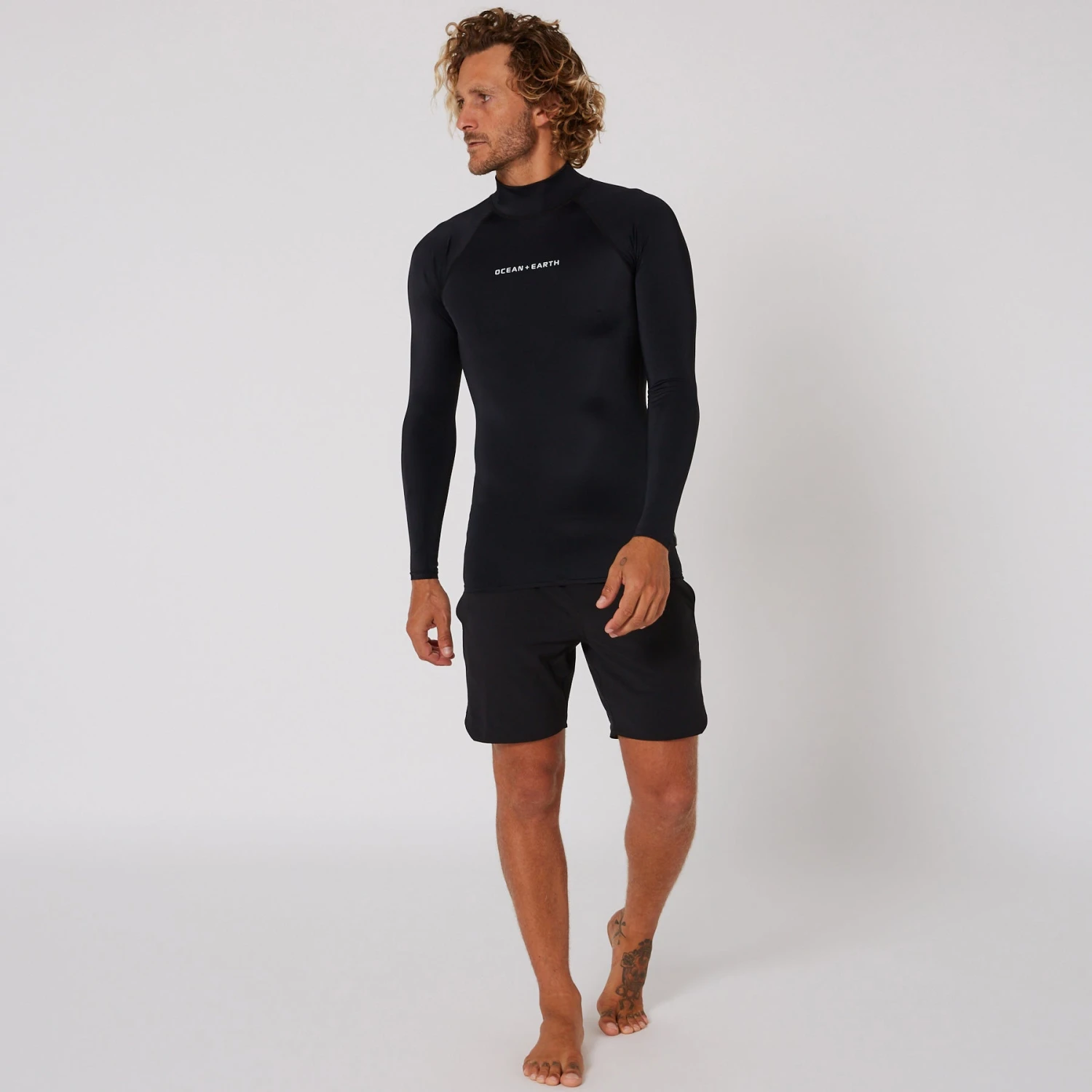 Mens Script Rash Long Sleeve Rash Shirt - Image 11