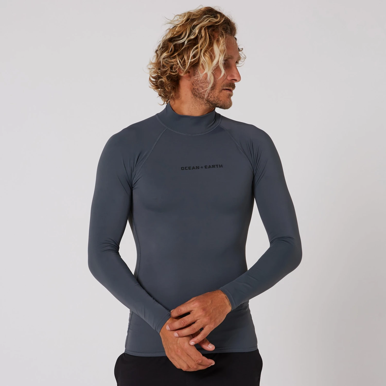 Mens Script Rash Long Sleeve Rash Shirt - Image 12