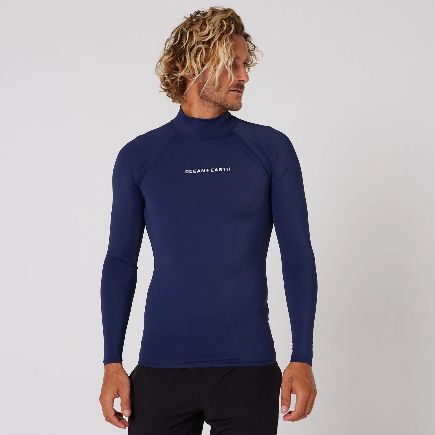 Mens Script Rash Long Sleeve Rash Shirt